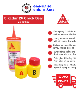 Sikadur 20 Crack Seal Keo Epoxy Sửa Chữa Vết Nứt Bê Tông Khe Gạch