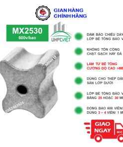 Viên Kê Bê Tông UHPC MX2530 (600v) Cường Độ Cao UHPC MX2530 (600 viên/bao)