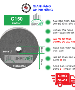 Viên Kê Bê Tông UHPC C150 (25v) Cường Độ Cao