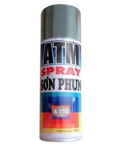 Sơn Phun Màu Xám A215 ATM Spray Cao Cấp (400ml/chai)