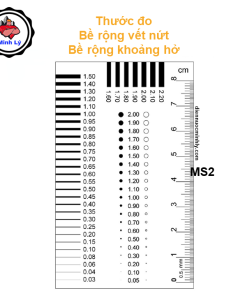 Thước Đo Bề Rộng Vết Nứt Trong Suốt Chính Xác Cao
