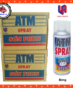 Sơn Phun Xanh Đen A216 Dark Blue ATM Spray Cao Cấp (400ml/chai)
